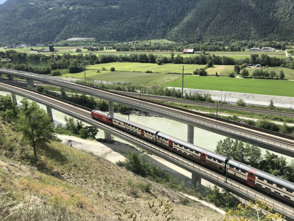 Lötschbergbasistunnel Portal Raron 2020